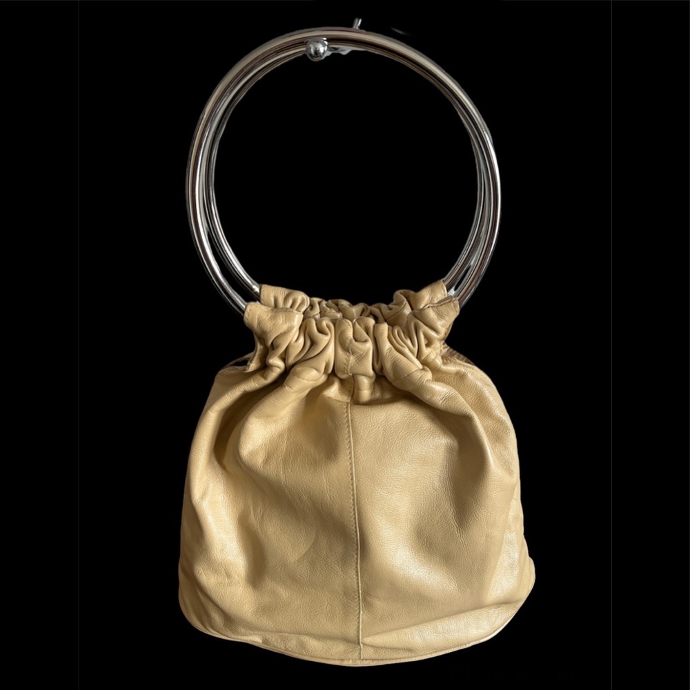 Preston & York Leather Bucket Ring Bag